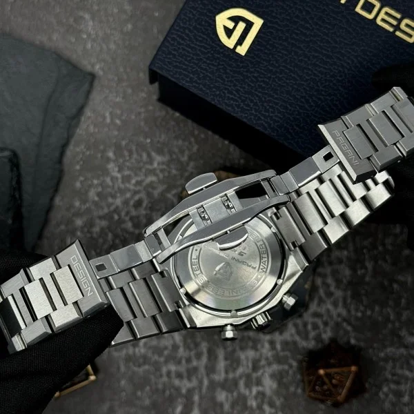 Чоловічий годинник Pagani Design PD-1707 Silver-Blue фото 8